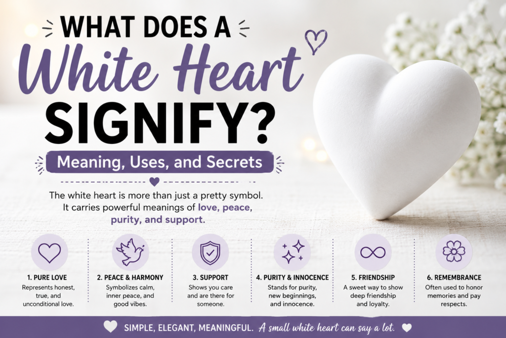 What Does a White Heart Signify? Meaning, Uses, and Secrets What Does a White Heart Signify
